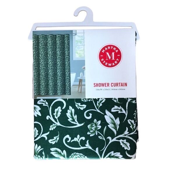 NEW Martha Stewart Shower Curtain - Picture 1 of 5